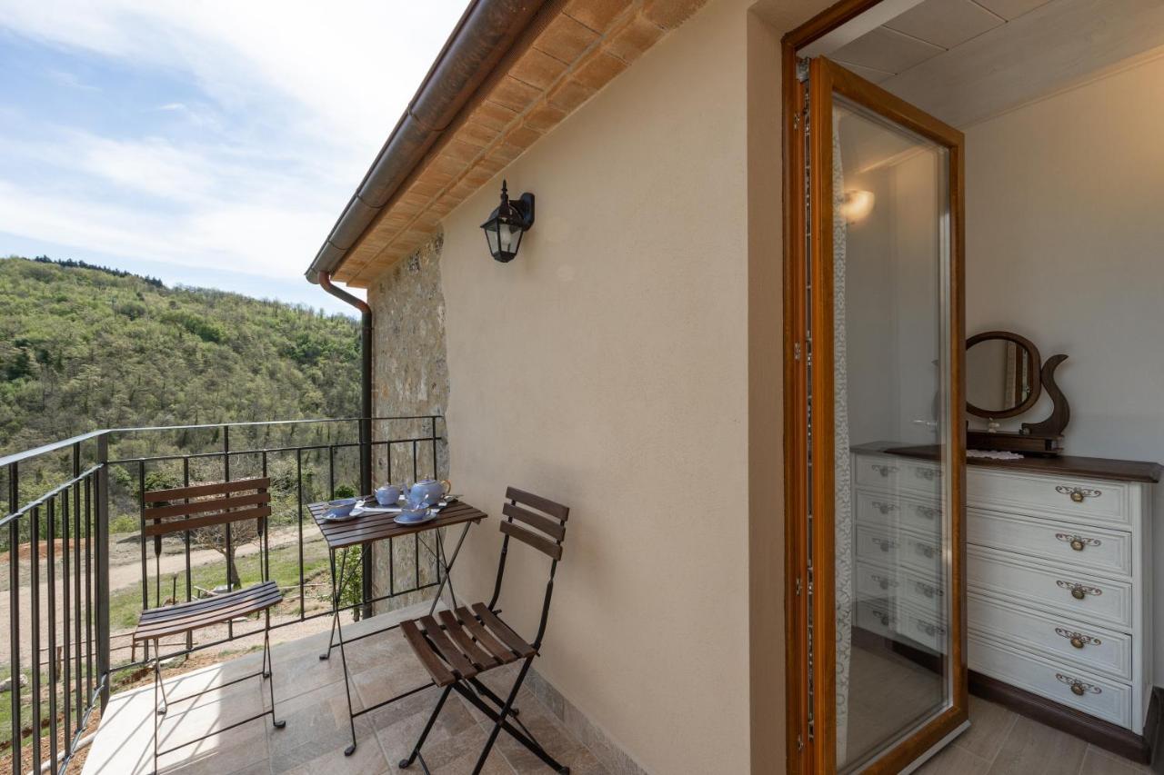 Podere Del Ciacchi Among Tuscany Greenery - Happy Rentals Montieri Exteriér fotografie