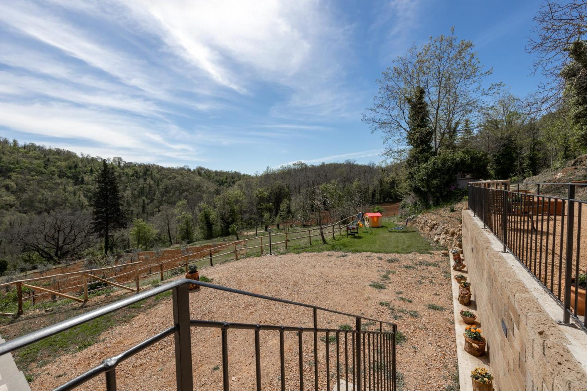Podere Del Ciacchi Among Tuscany Greenery - Happy Rentals Montieri Exteriér fotografie